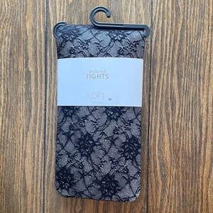 Ann Taylor Loft Textured Tights, M